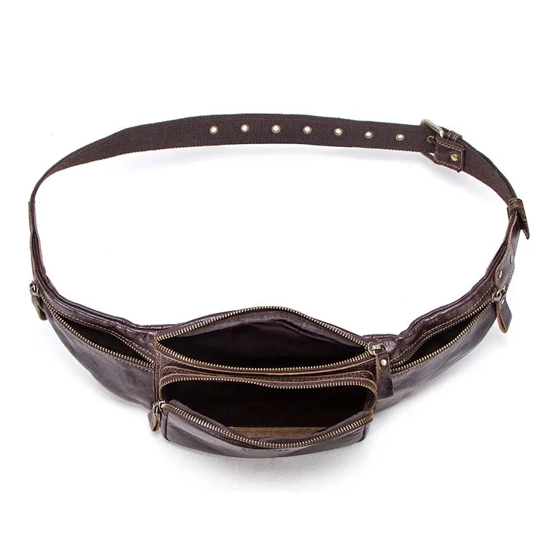 Men's Leather Fanny Pack