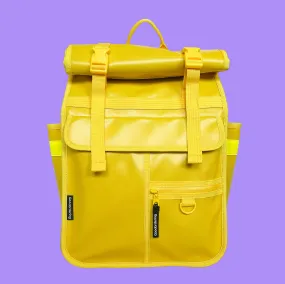 Monochrome Rolltop Backpack Pannier Yellow 2.0