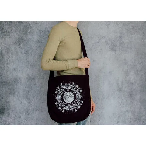 Moon & Mushroon Slouch Bag