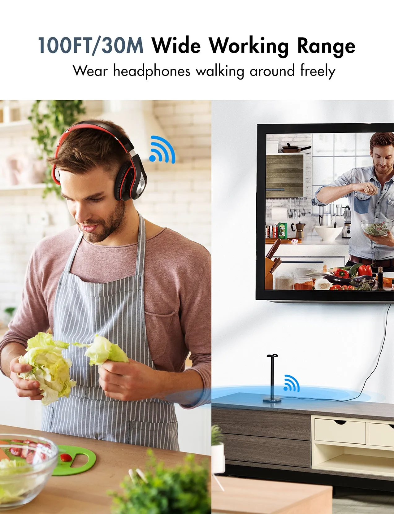 Mpow 059 TV Bluetooth Headphones