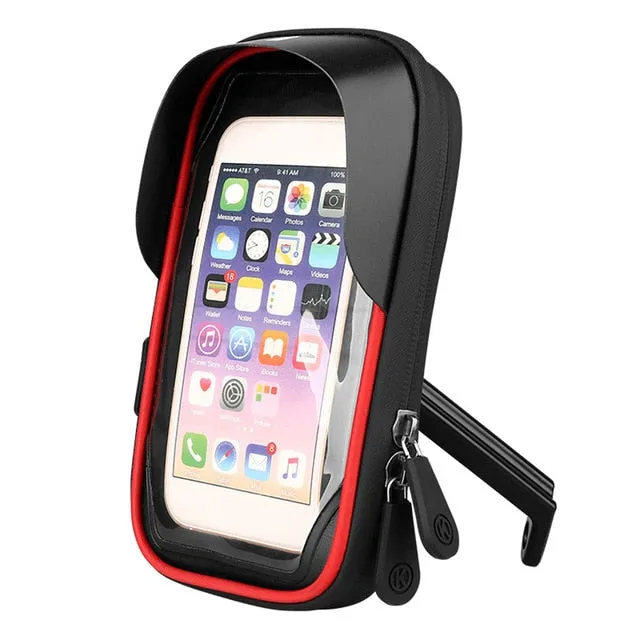 MTB Bicycle Phone Holder Bag Case Waterproof Dust-proof For Cycling Bike Mount Cell Mobile Phone Stand Bag Bicycle Accessories