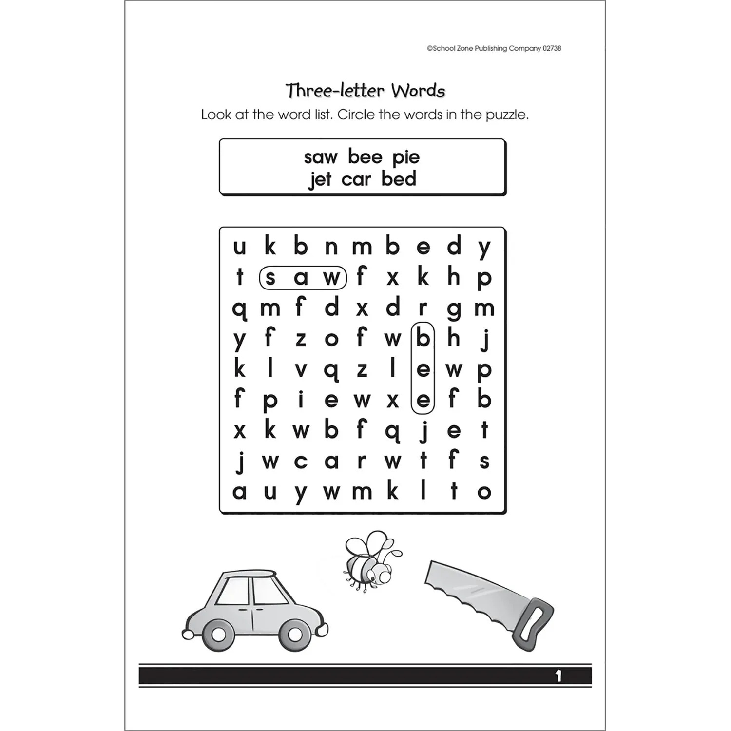 My First Word Searches Workbook 02738