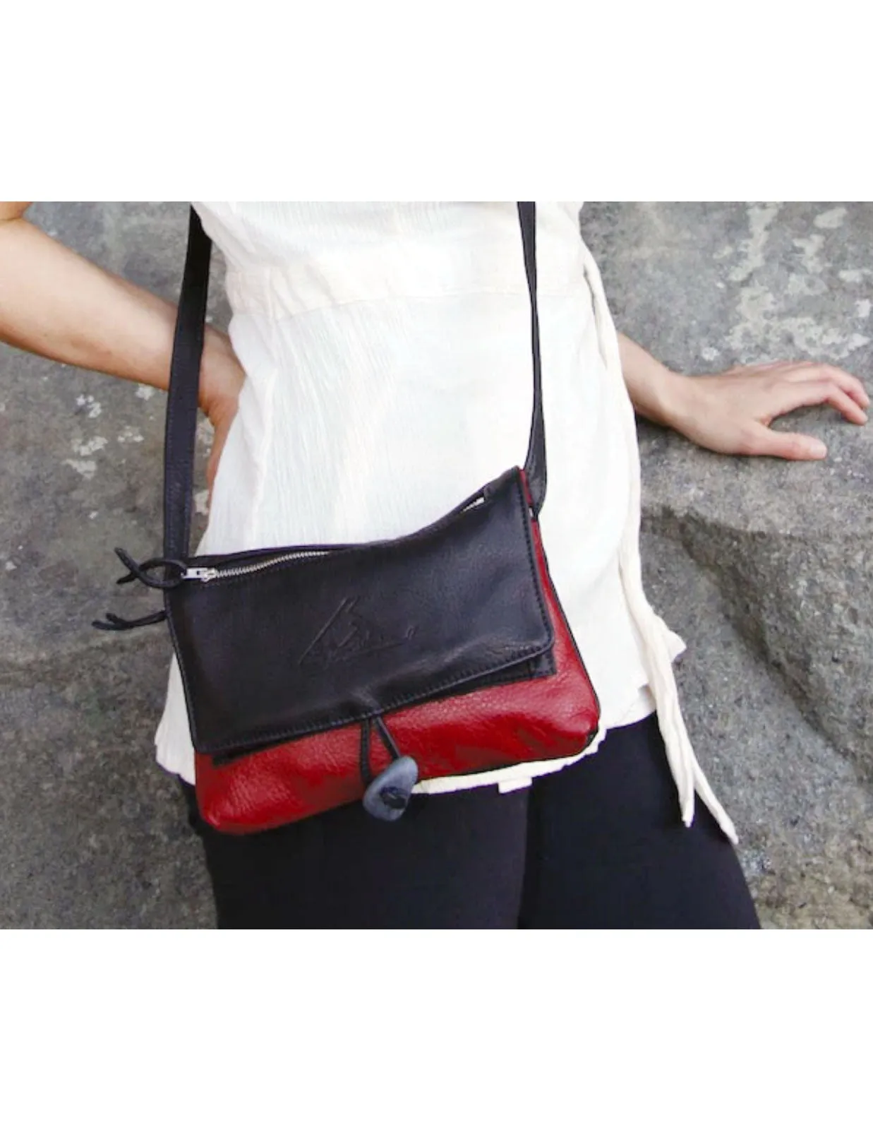 New Shoulder Fold - Smaller Leather Shoulder Bag With Adjustable Strap