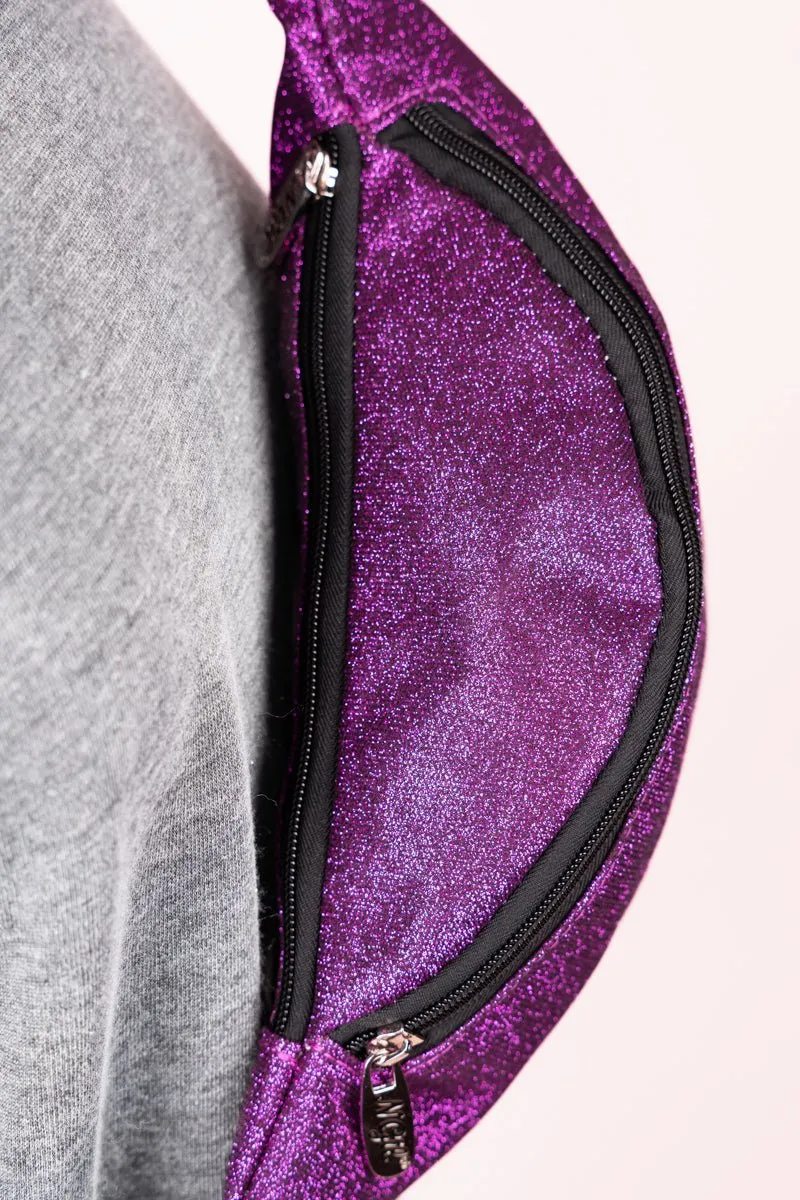 NGIL Purple Glitz & Glam Fanny Pack