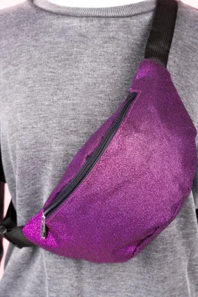 NGIL Purple Glitz & Glam Fanny Pack