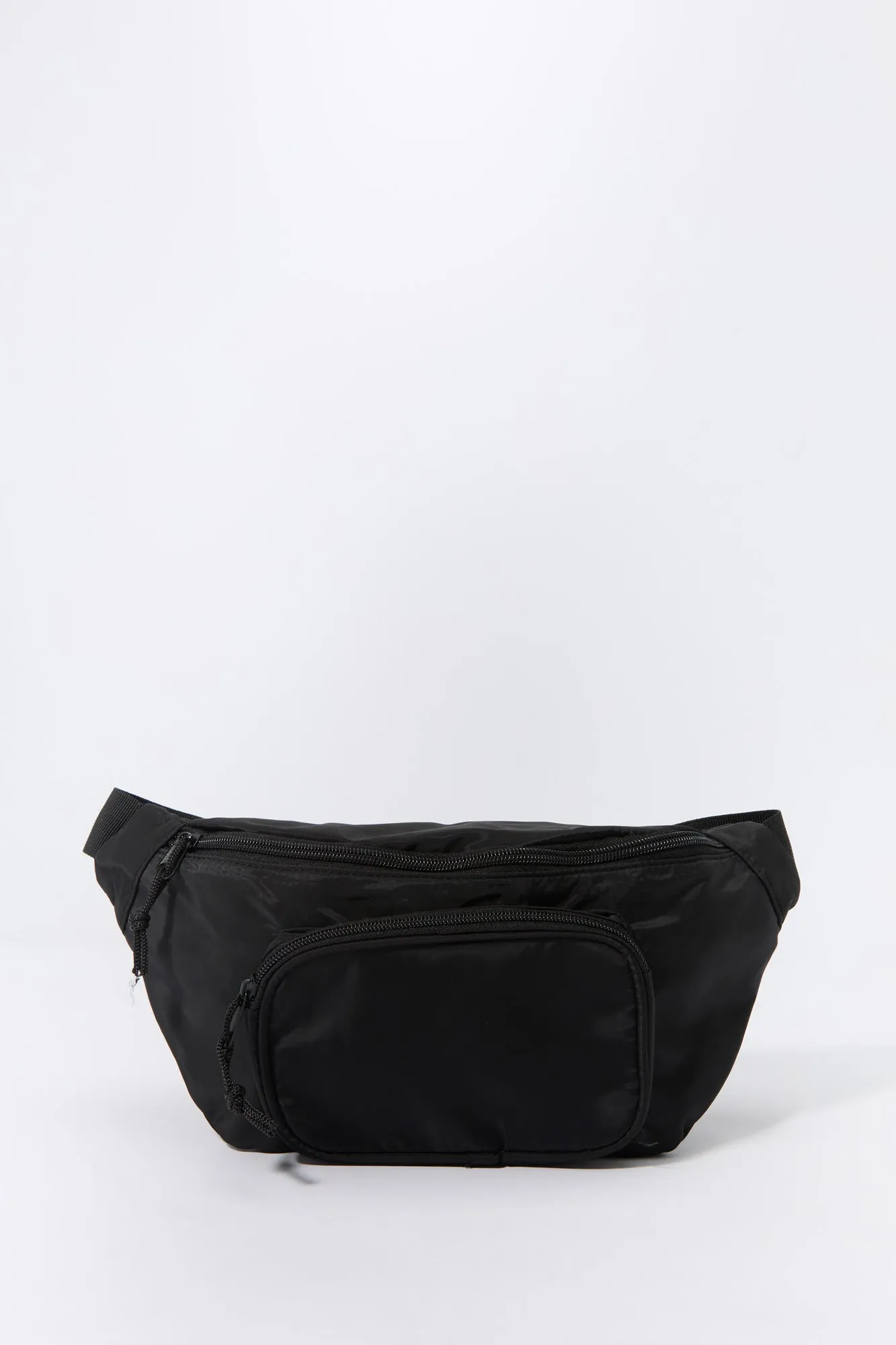 Nylon Dual Compartment Fanny Pack