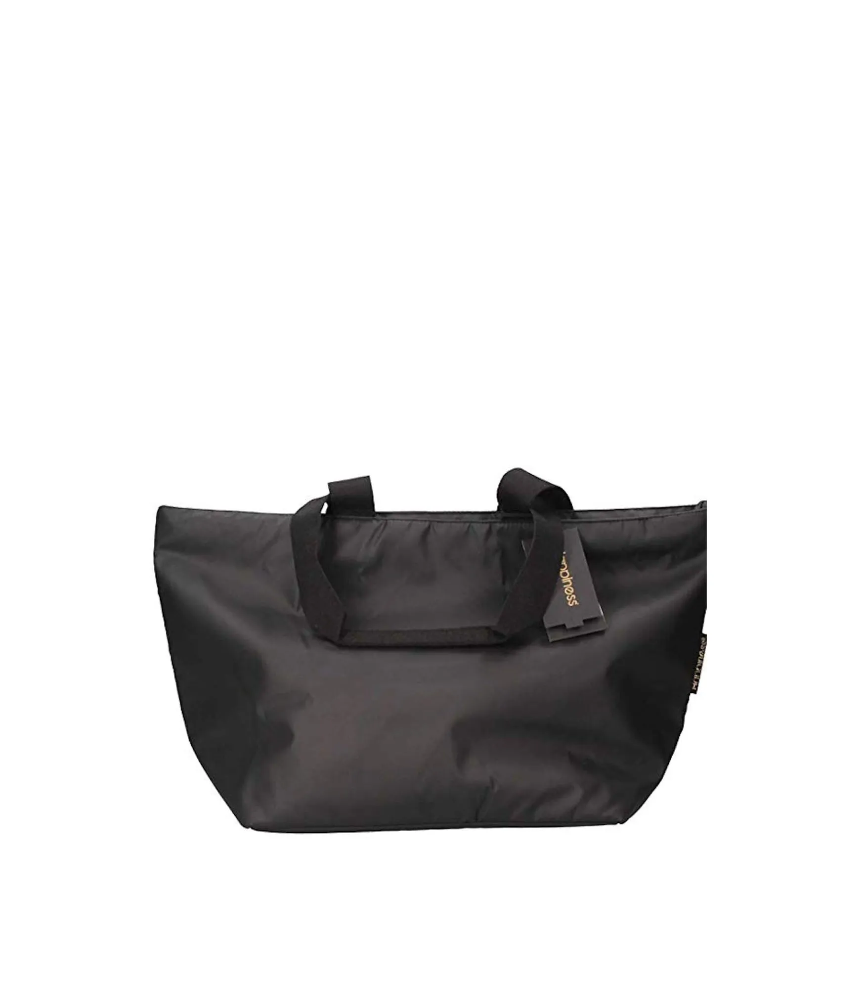 OAKLAND SHOPPING BAG HAPPINESS - BLACK