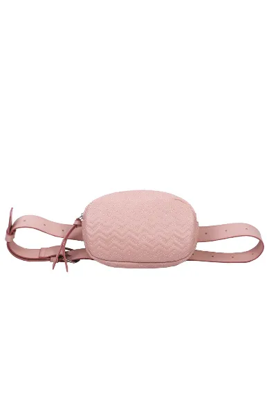 Olivia Belt Bag in Blush