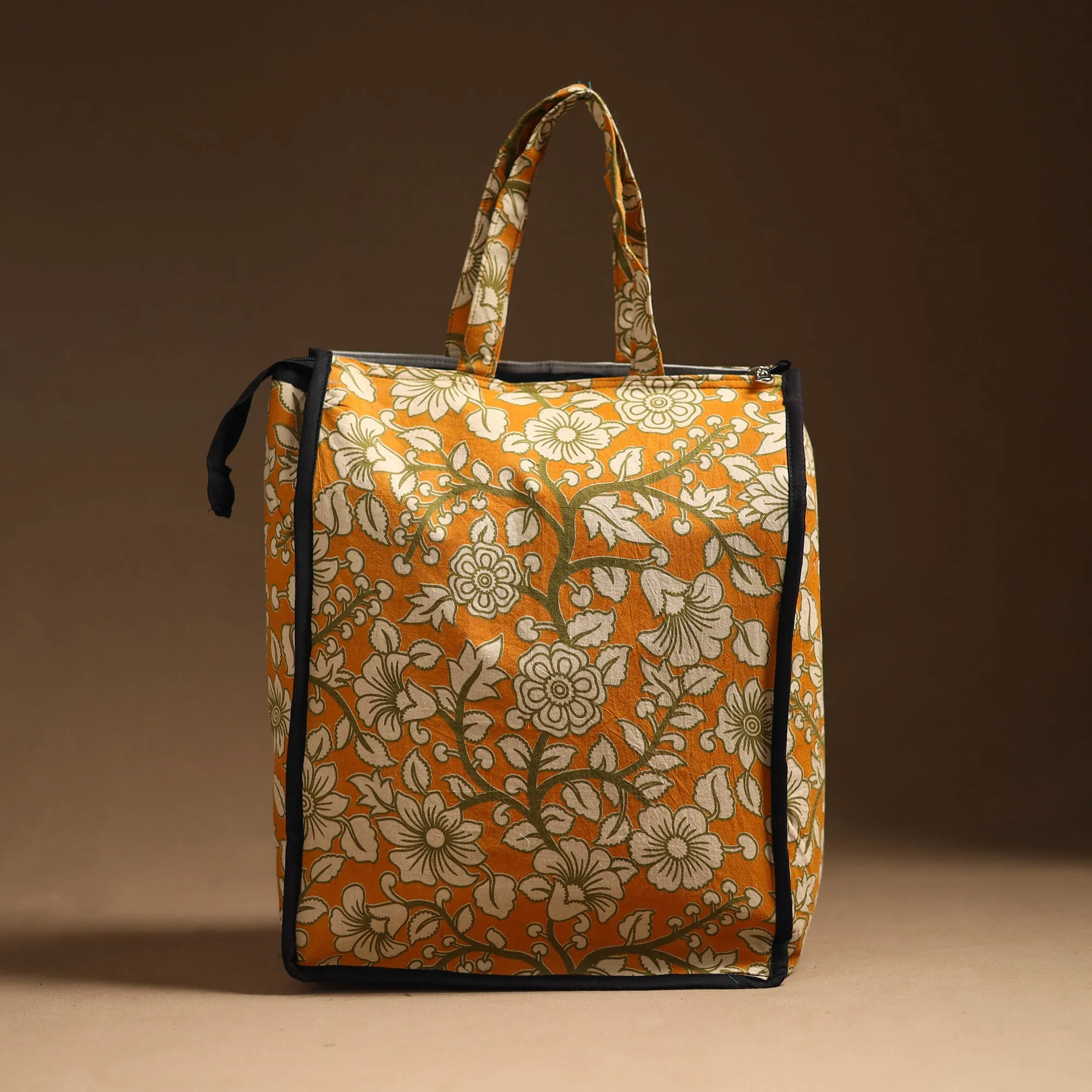 Orange - Handcrafted Cotton Shopping Bag 32