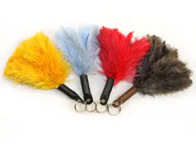 Ostrich Feather Keyrings