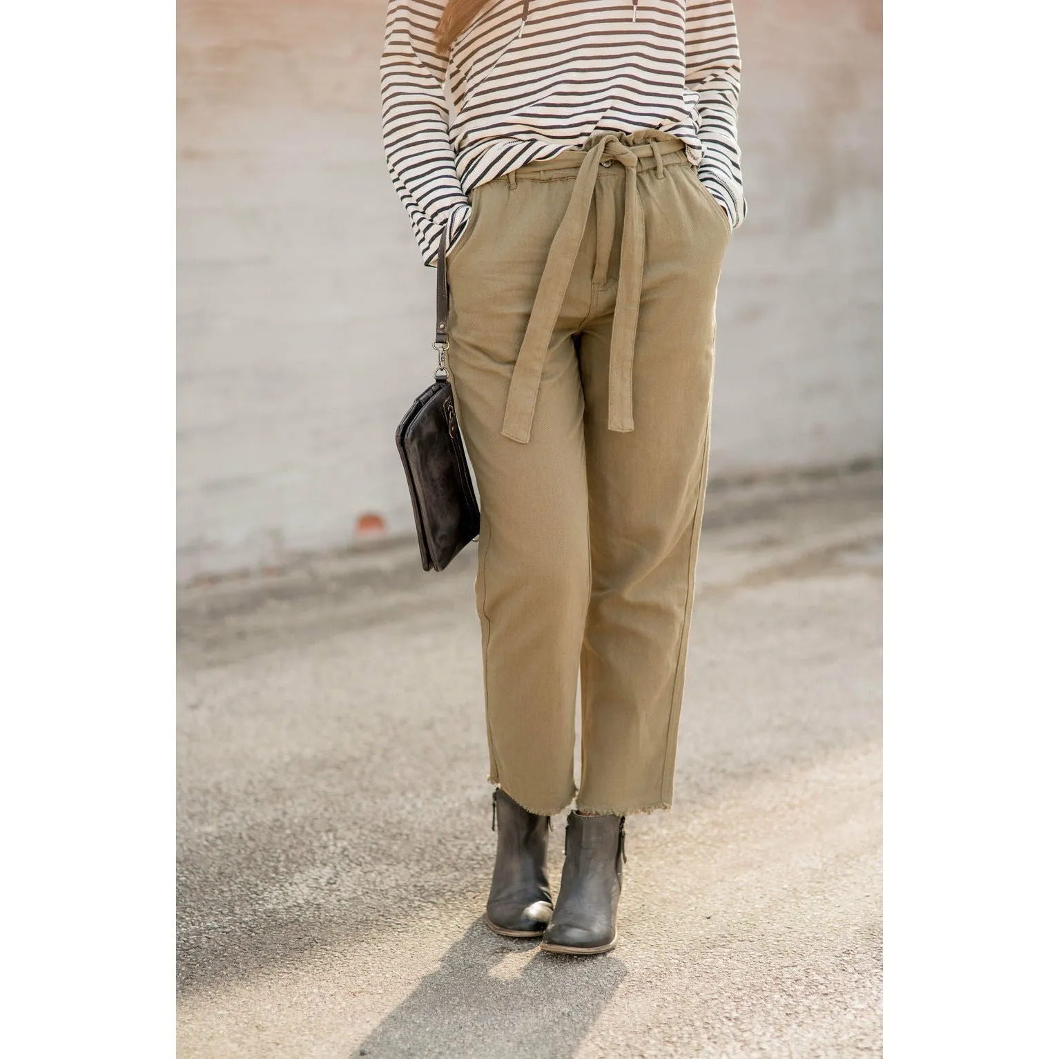 Paper Bag Waist Pants