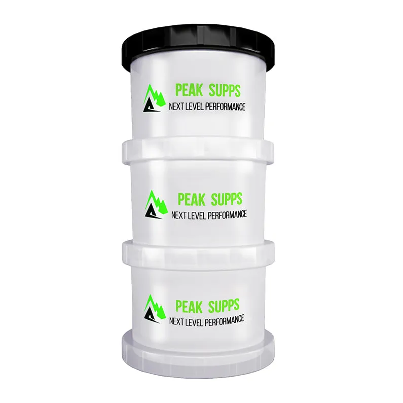 Peak Supps Powertower (3 Piece Container)