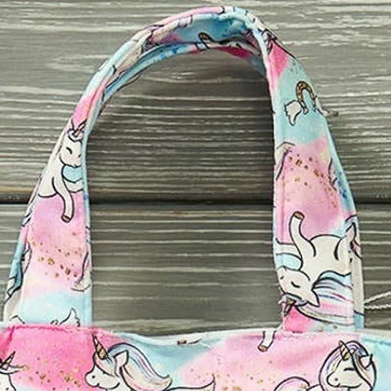 PETE   LUCY Unicorn Dreams Little Girl Ruffle Tutu Bucket Purse