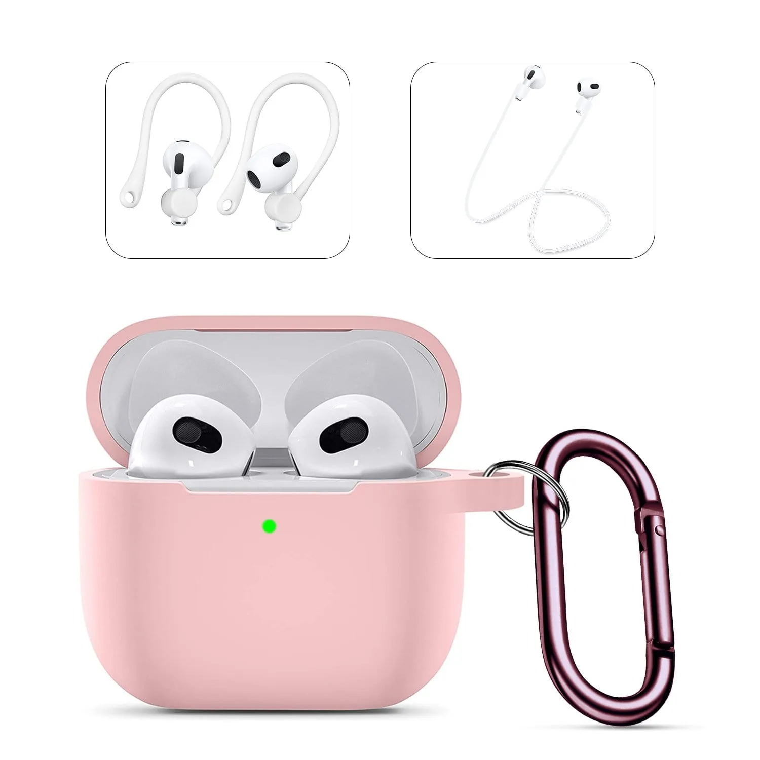 Pink Liquid Silicone Case - Apple AirPods 3