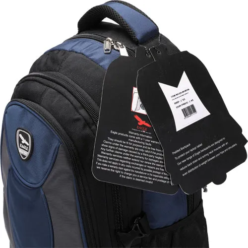 Power Laptop Backpack Rucksack School College Work Travel Bag - 47.5 cm size