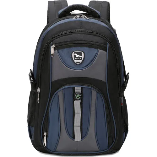 Power Laptop Backpack Rucksack School College Work Travel Bag - 47.5cm