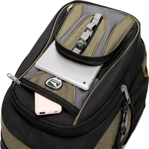 Power Laptop Backpack Rucksack School College Work Travel Bag - 47.5cm