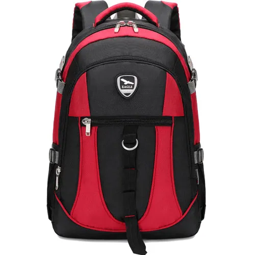 Power Laptop Backpack Rucksack School College Work Travel Bag - Multicolour