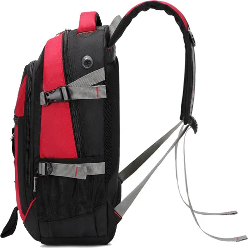 Power Laptop Backpack Rucksack School College Work Travel Bag - Multicolour