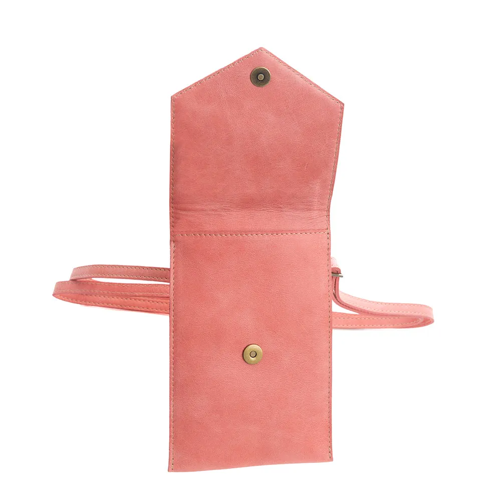 Prairie Star Petite Hand-Tooled Bag in Pink