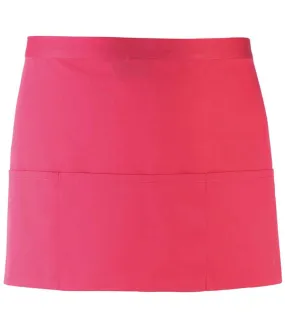 Premier 'Colours' 3 Pocket Apron | Hot Pink