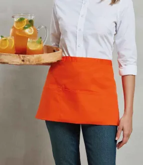 Premier 'Colours' 3 Pocket Apron | Orange