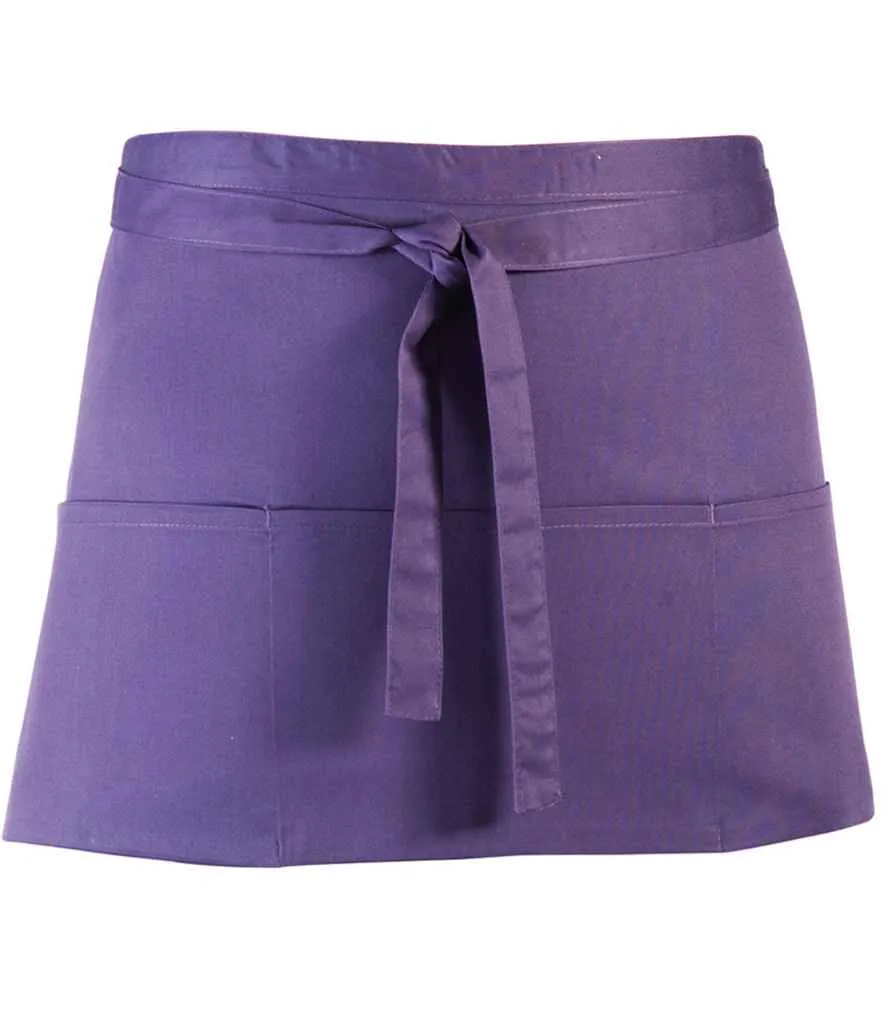 Premier 'Colours' 3 Pocket Apron | Purple