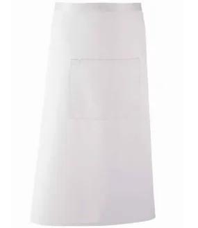 Premier 'Colours' Bar Apron | White