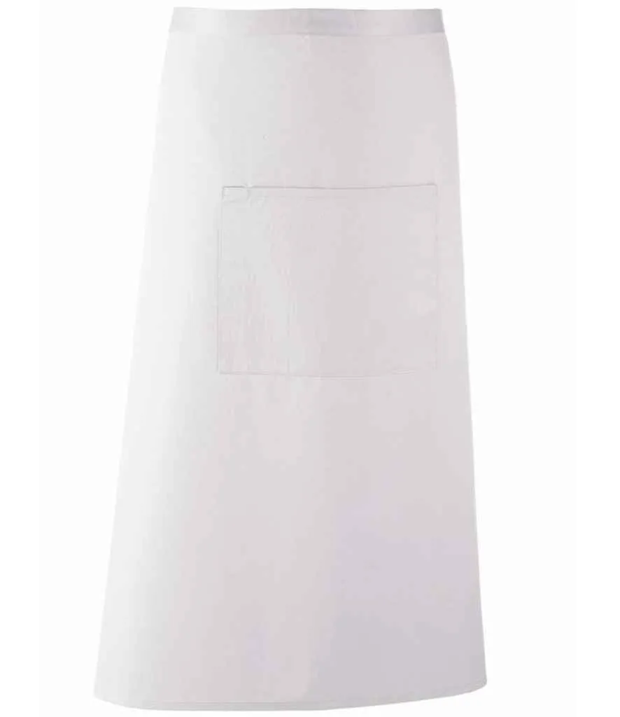 Premier 'Colours' Bar Apron | White