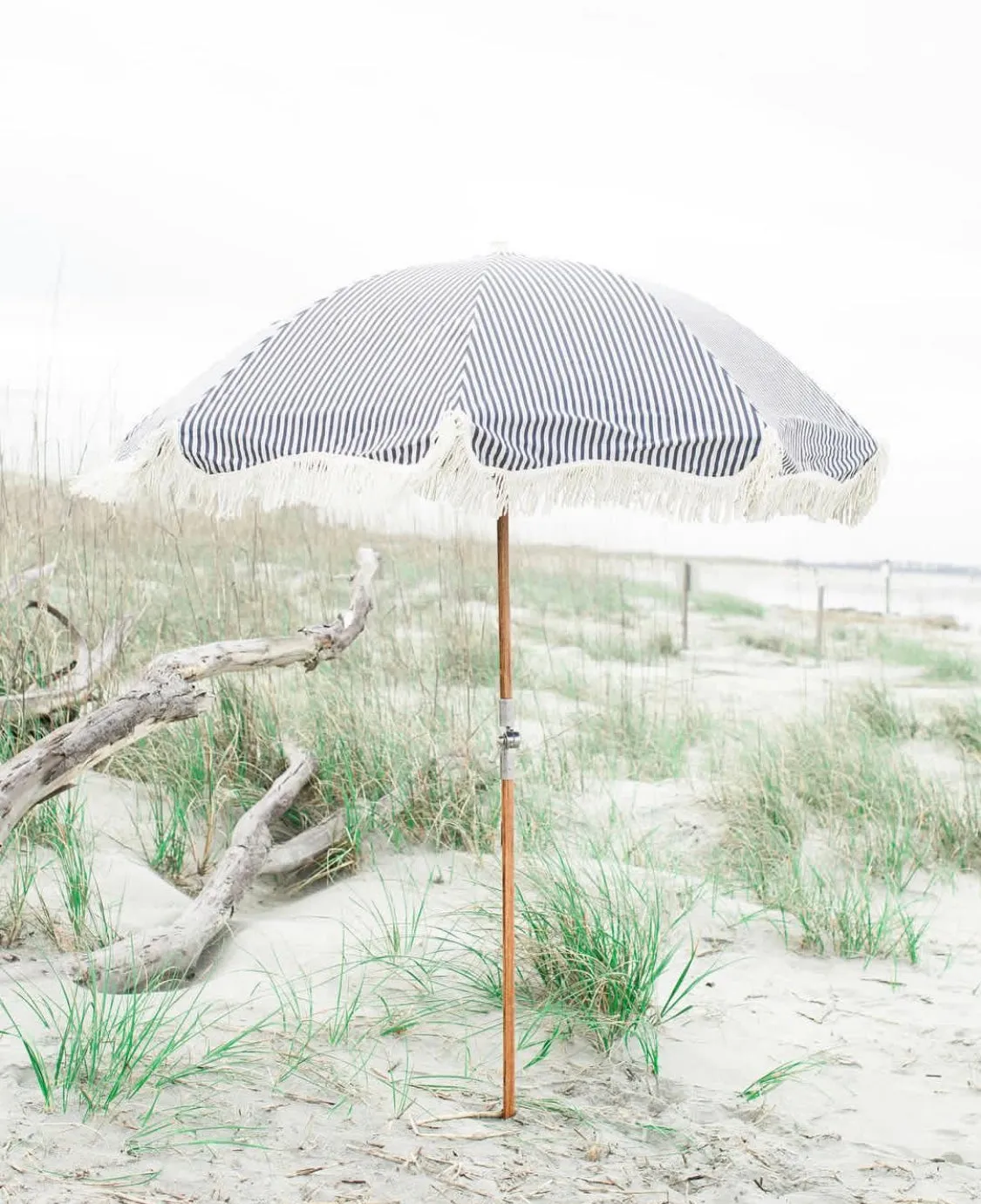 Premium Beach Umbrella: Lauren's Navy