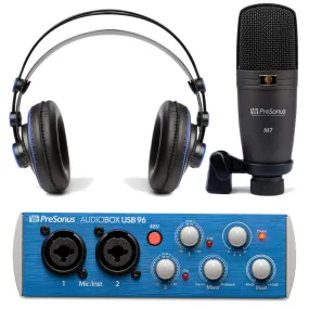 PreSonus AUDIOBOX 96 STUDIO Studio Recording Package