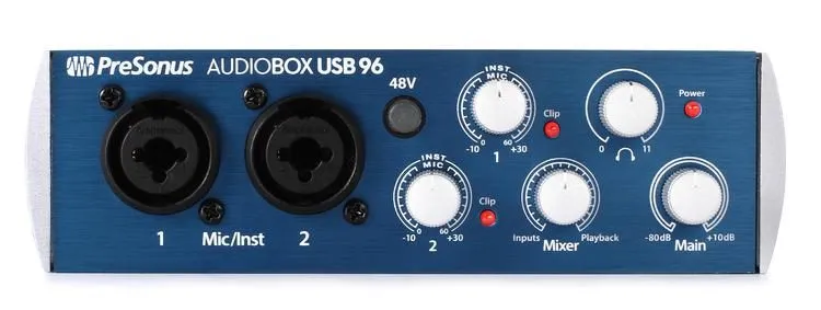 PreSonus AUDIOBOX 96 STUDIO Studio Recording Package