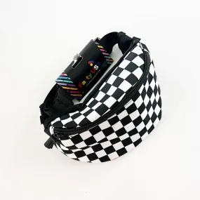 RACING CHECKERED FANNY PACK