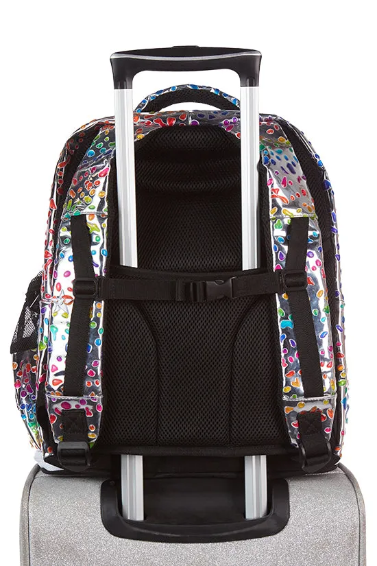 Rainbow Jungle Dream Bag Plus in Silver with White Zipper