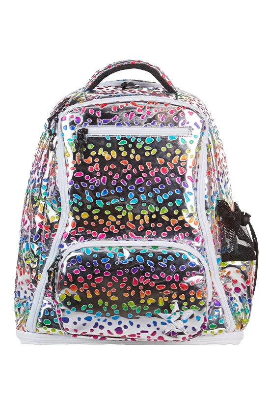 Rainbow Jungle Dream Bag Plus in Silver with White Zipper