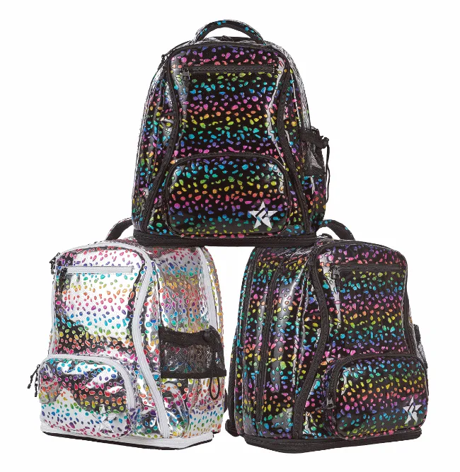 Rainbow Jungle Dream Bag Plus in Silver with White Zipper