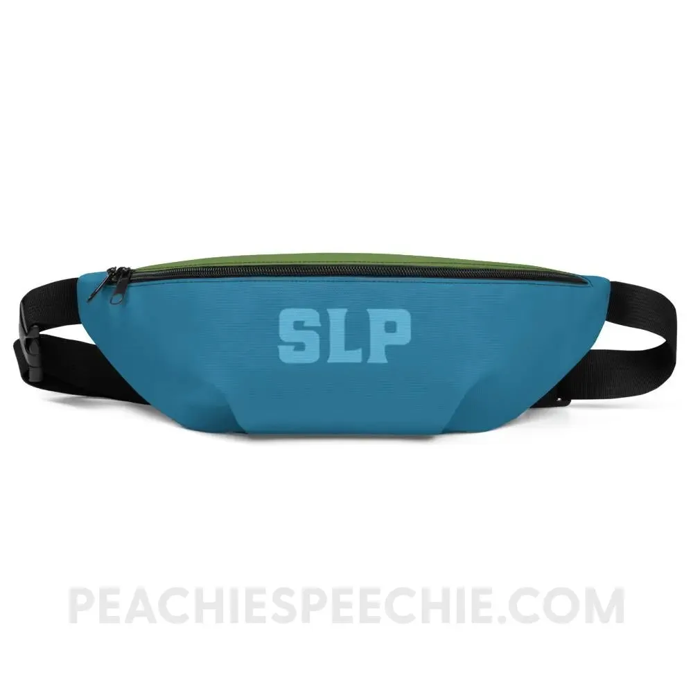 Retro Muted Color Block Fanny Pack