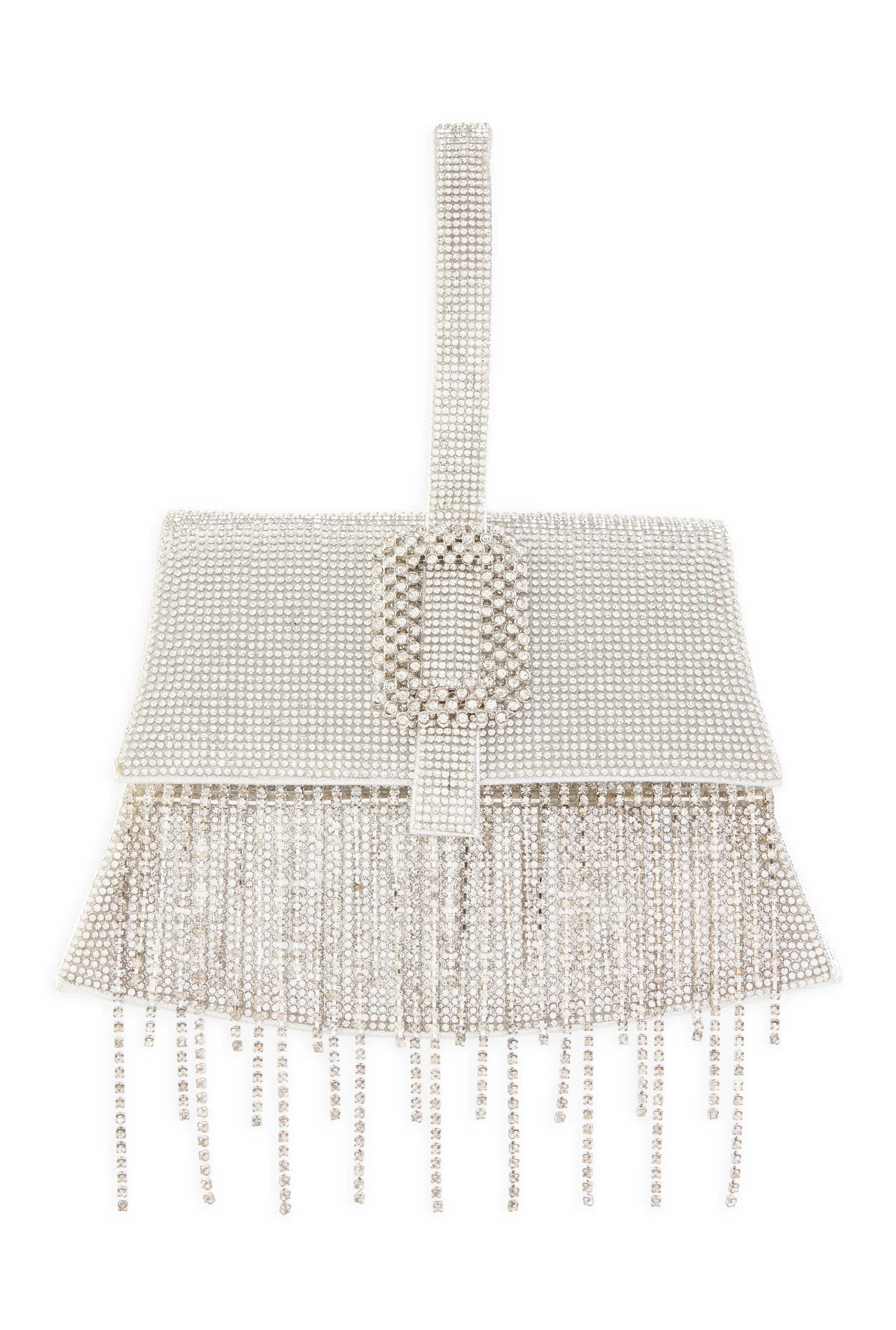 Rhinestone Fringe Handbag