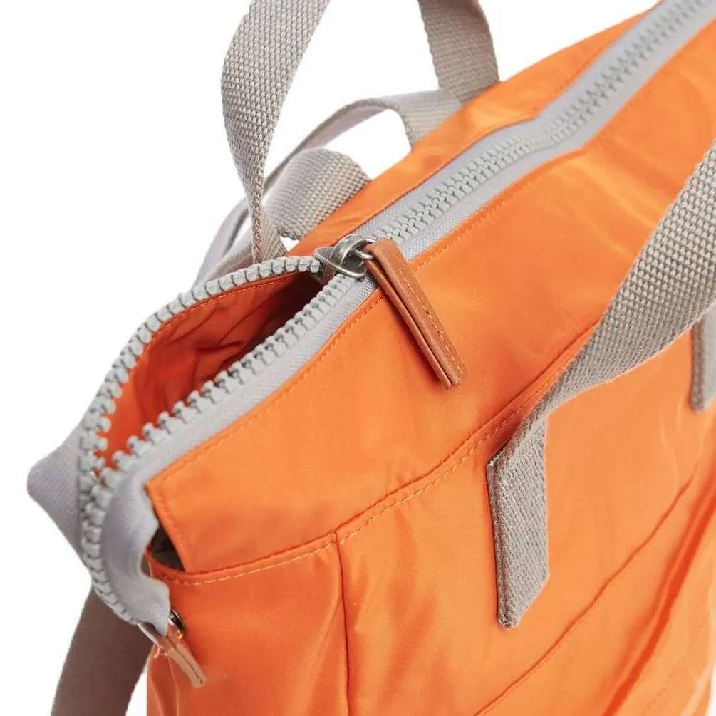 Roka Bantry B Medium Sustainable Nylon Backpack - Burnt Orange