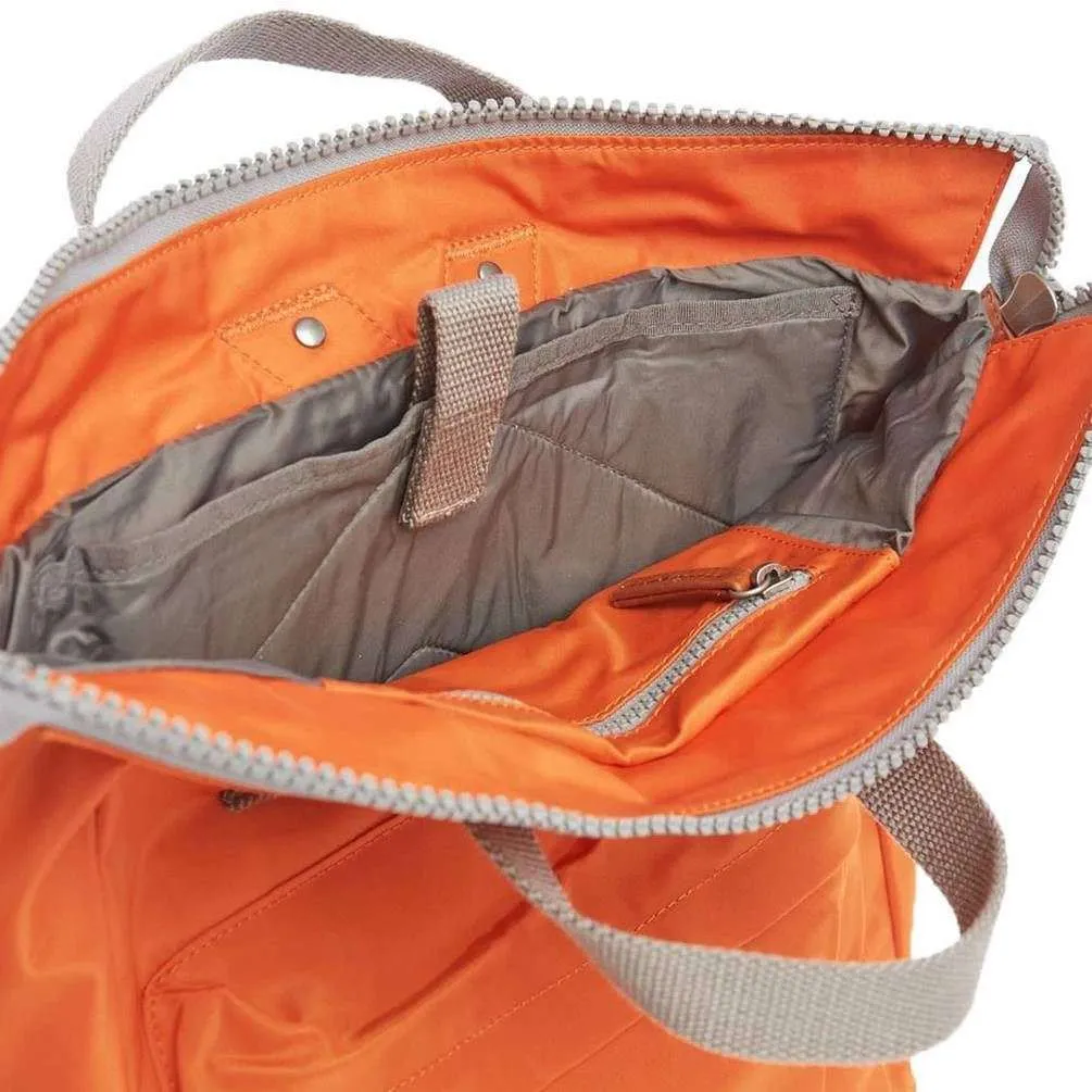 Roka Bantry B Medium Sustainable Nylon Backpack - Burnt Orange