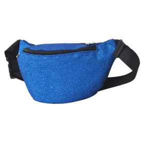 Royal Blue Glitter Fanny Pack