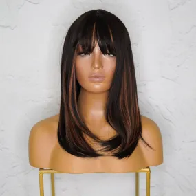 RUBY Black Fringe Wig