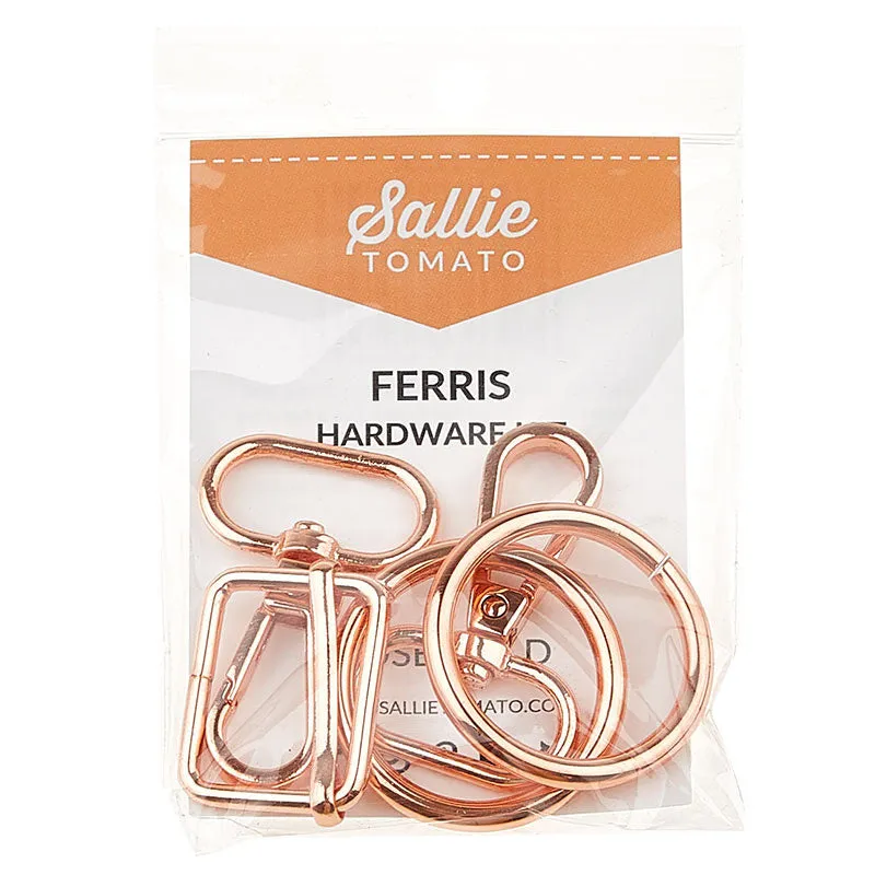 Sallie Tomato Ferris Fanny Pack Hardware Kit - Rose Gold