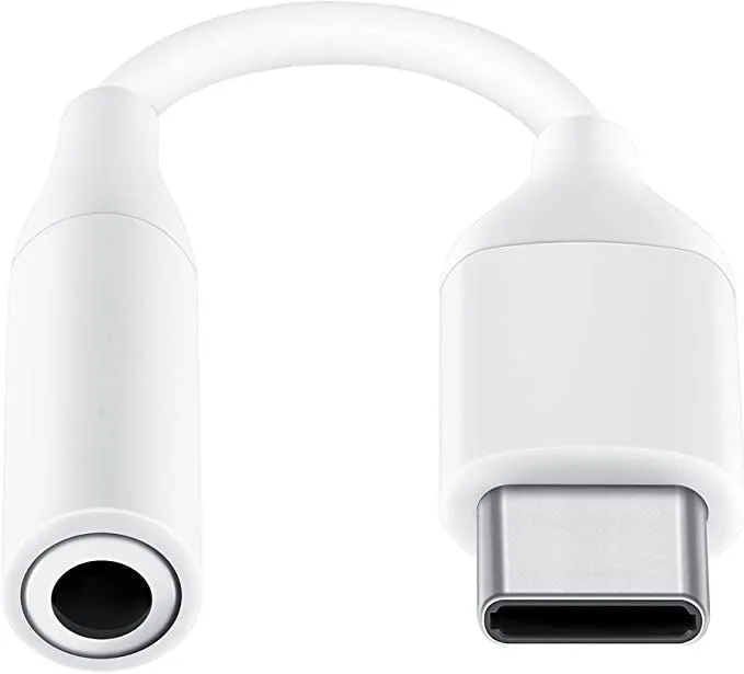 Samsung USB C to Headset Jack Adapter White - EE-UC10JUWEGWW