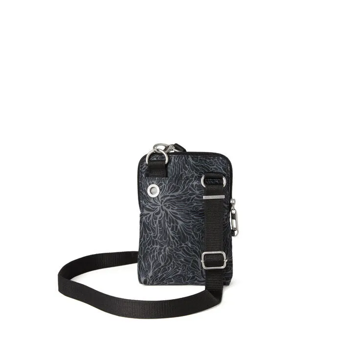 Securetex Anti-Theft Activity Crossbody Midnight Blossom