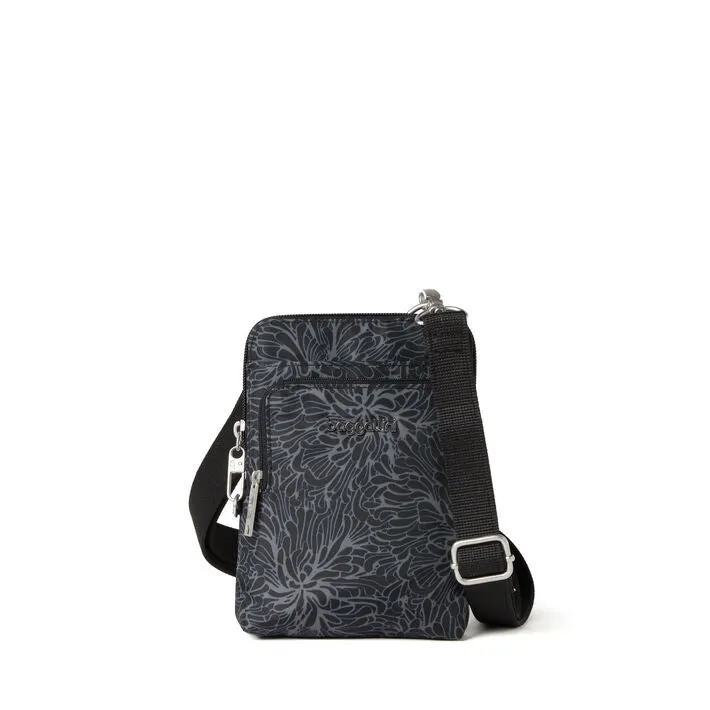 Securetex Anti-Theft Activity Crossbody Midnight Blossom