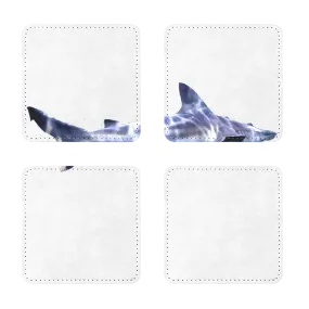 Shark Sublimation Coasters Pack of Four