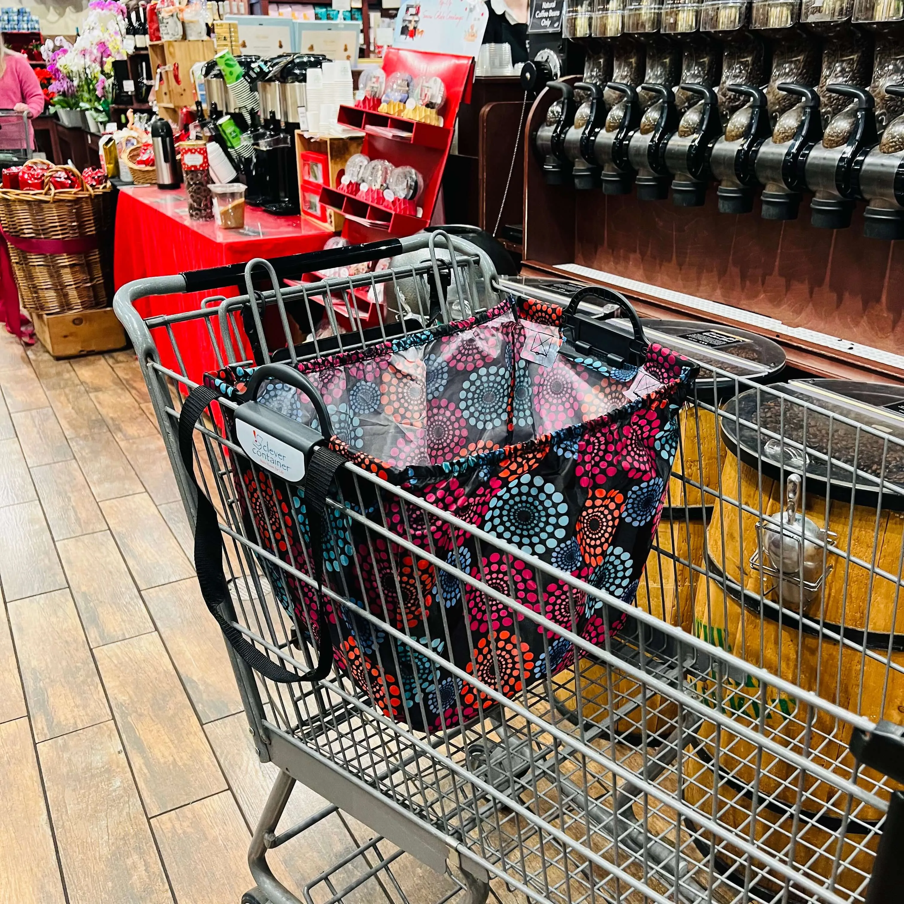 Shopping Cart Bag - Clever Shopper - Bright Lights