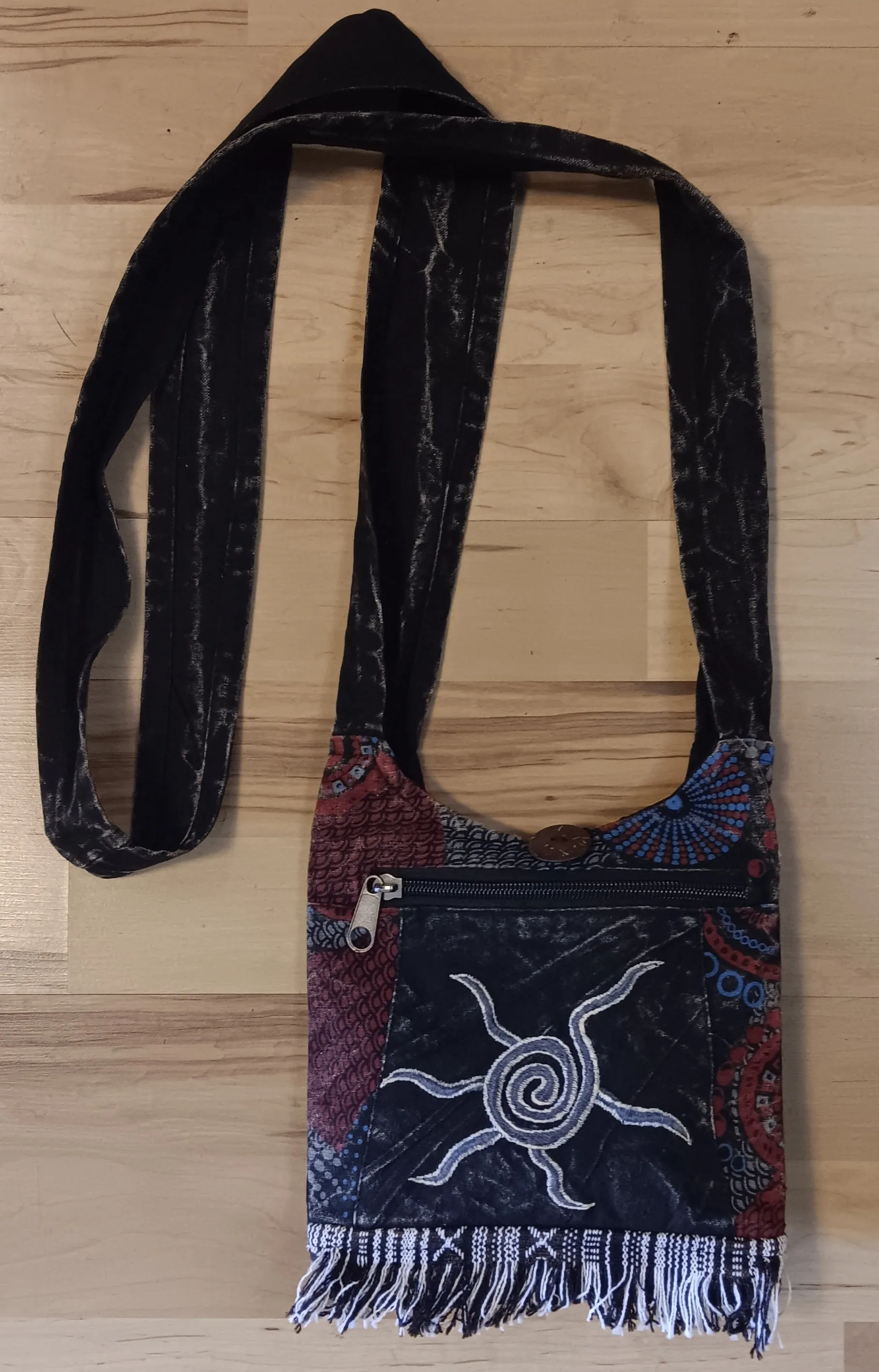 Small Sling Bag ~ Sun Spiral