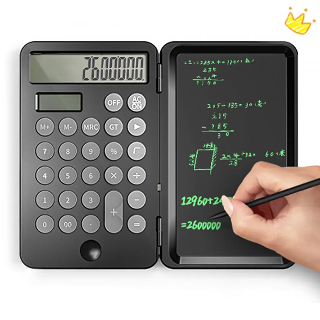 Solar Energy Calculator Portable LCD Tablet with writing pad  for Business Office